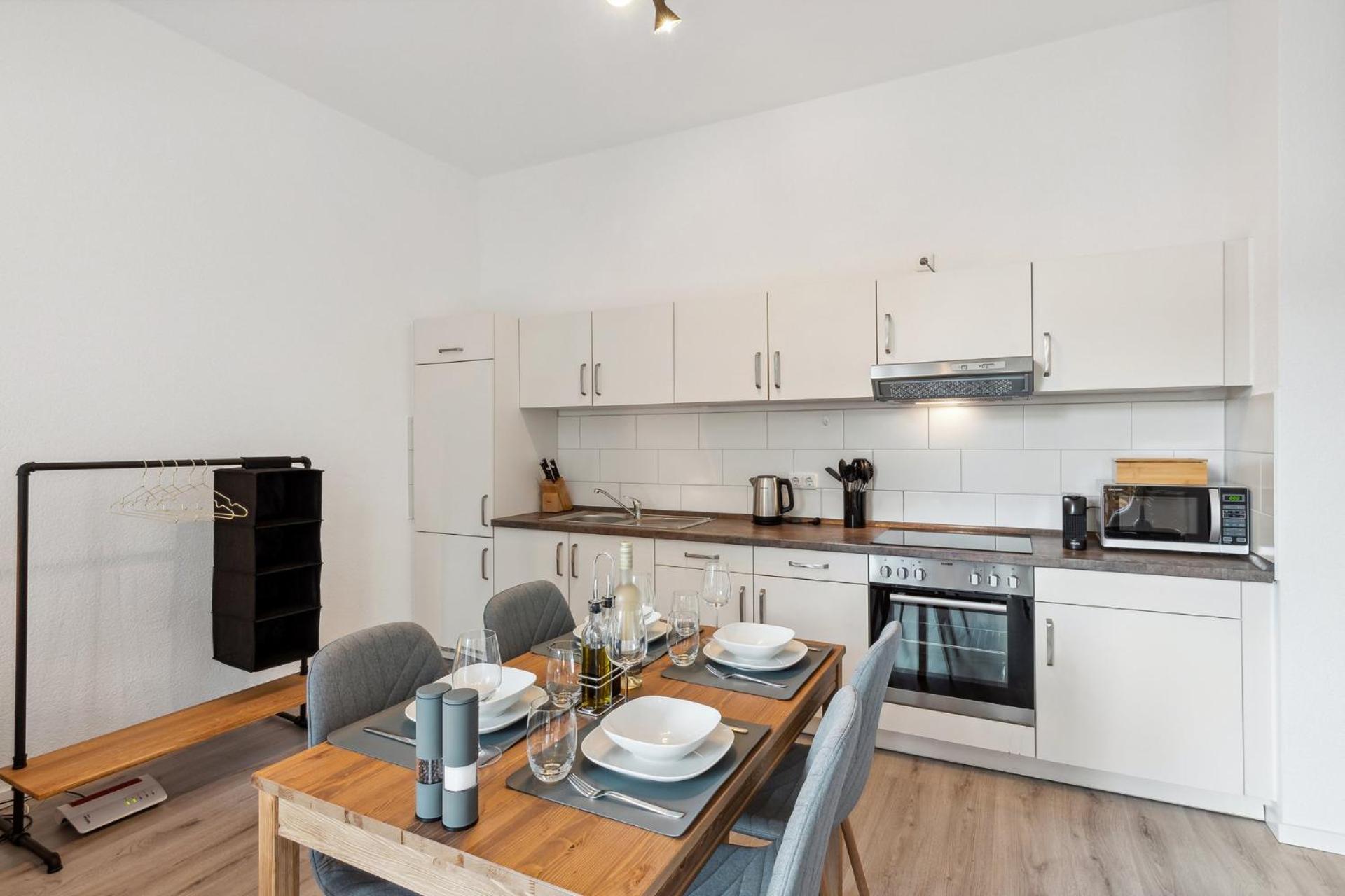 Homespace - Magdeburg - Gemuetliches Apartment Mit Balkon Esterno foto