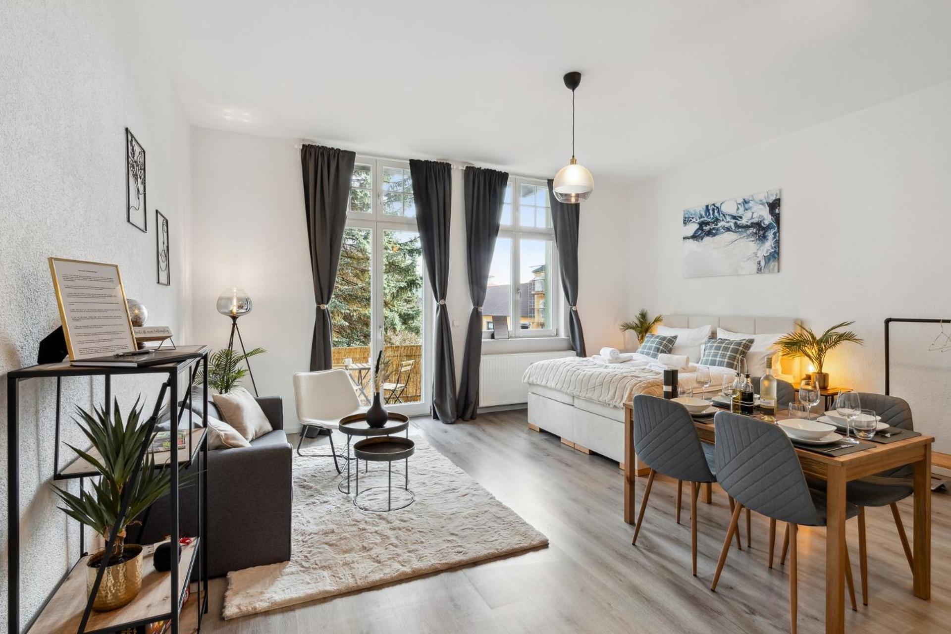 Homespace - Magdeburg - Gemuetliches Apartment Mit Balkon Esterno foto